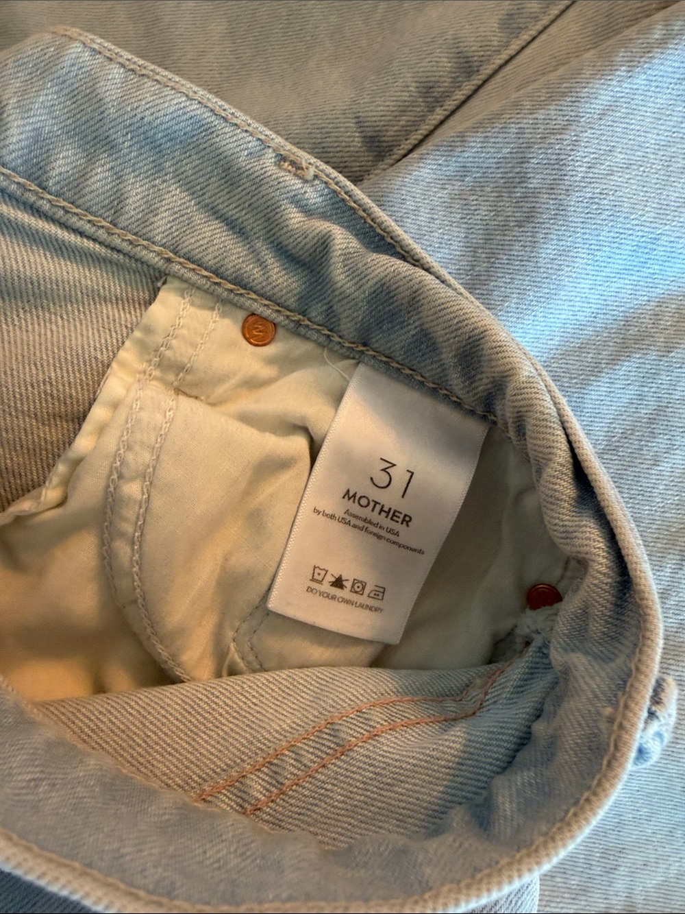 MOTHER High-Rise Twister Ankle Fray Jeans - Picture 6 of 7